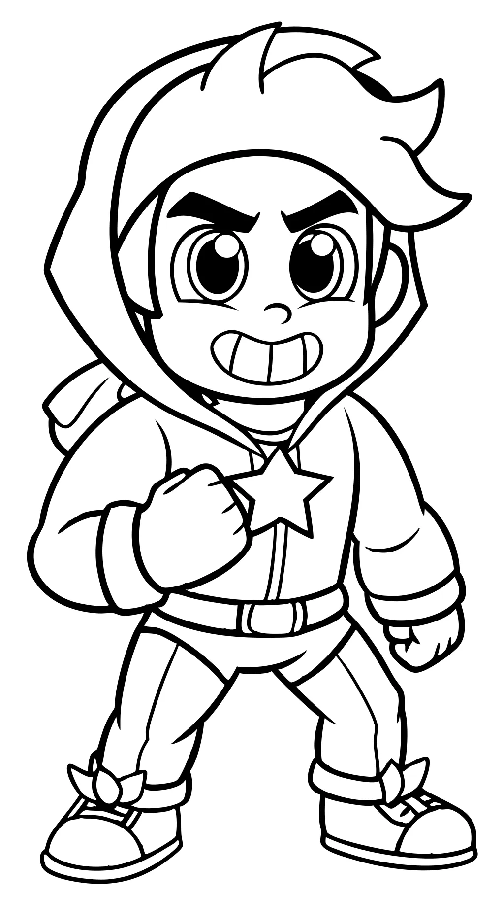 Páginas para colorear de Brawl Stars Leon